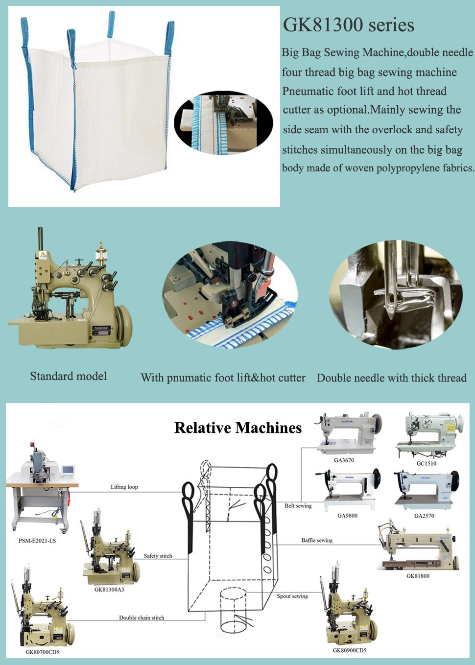 Big Bag Making Sewing Machine Big Bag Making Sewing Machine